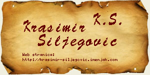 Krasimir Šiljegović vizit kartica
